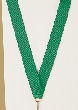 V-Cut Ribbon w/Snap Clip, Green