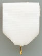 Drape Ribbon w/Snap Clip, White