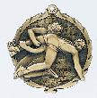 Wrestling Wreath Medal