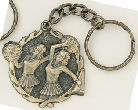 Cheerleading Keychain Medal