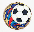 Soccer Color Star Medal