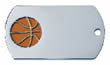 Basketball Dog Tag