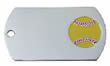 Softball Dog Tag