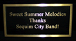 Sequim City Band Plaque