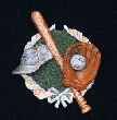 Baseball Color Plaque Mount