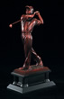 Golfer Electroplated Resin
