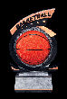 Basketball Gold Stare Resin Award