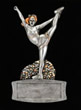Cheerleading Sport Mag Resin Figures, 7 "
