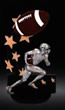 Football Sport Rocker Resin, 6 "