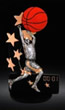 Basketball Sports Rocker Resin, 6 1/2" 